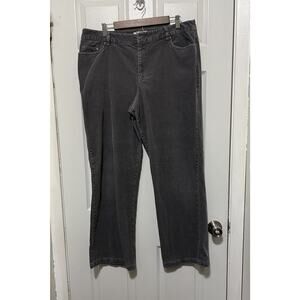 Christopher Banks Women’s Grey Bootcut Corduroy Jeans Cream Size 16 EUC 36x30